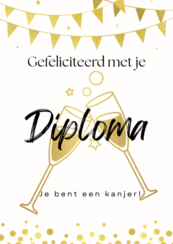 Diploma, enkele kaart